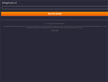 Tablet Screenshot of bloghost.cl
